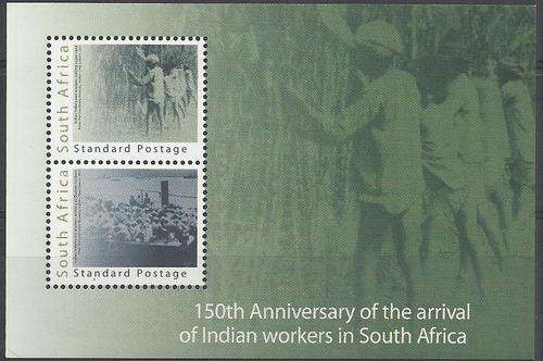 Suid-Afrika 2011 - Indian Indentured Labourers Min.Sheet No. 2 - Perfect U/M - Posvars - MNH ! India