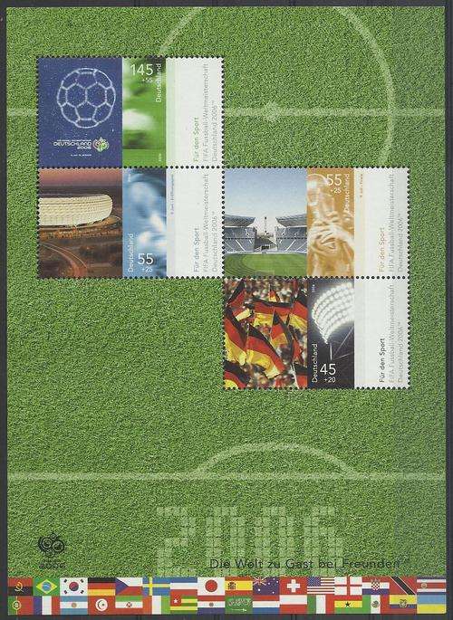 Duitsland (Germany) 2006 - SOKKER WERELDBEKER / SOCCER WORLD CUP Sheet - U/M - Posvars - MNH ! Sport
