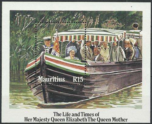 Mauritius 1985 - KONINGIN MOEDER / QUEEN MOTHER Min.Sheet - U/M - Posvars - Postfris - MNH - Royalty
