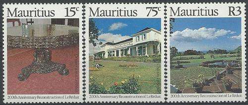 Mauritius 1978 - 200 Jaar / Years Chateau Le Reduit set / stel (3) U/M - Posvars - Postfris - MNH !