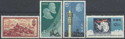 Suid-Wes-Afrika 1971 - 10 Jaar REPUBLIEK / REPUBLIC set (4) U/M - Posvars - Postfris - MNH !!!