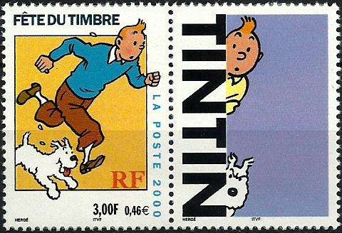 Frankryk (France) 2000 - KUIFJE / TINTIN issue (1) - MNH - Posvars - Postfris - Cartoons ! Comics !