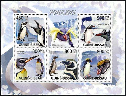Guinee Bissau 2009 - PIKKEWYNE / PENGUINS Min.Sheet - MNH - Postfris - Posvars - Fauna - Birds !!!