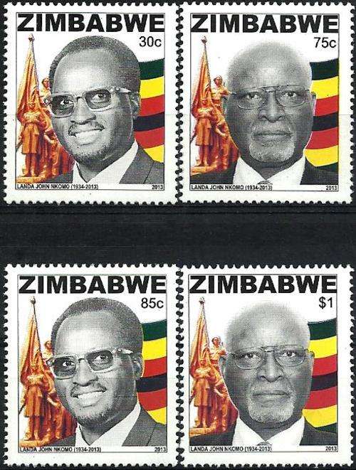 Zimbabwe (Rhodesia) 2013 - HELDE(N) / HEROES set (4) Complete set - MNH - Postfris - Posvars !