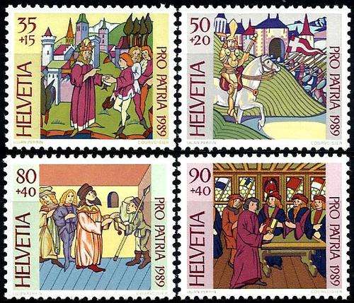 Switserland / Switzerland 1989 - PRO PATRIA set (4) Complete - MNH - Posvars - Postfris !!!