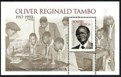 Suid-Afrika / South Africa 2015 - OLIVER REGINALD TAMBO Min.Sheet - MNH - Posvars - Postfris !!!