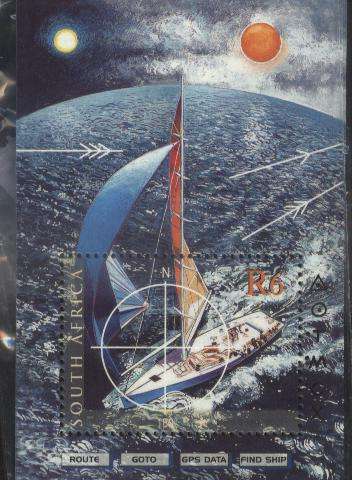 SUID-AFRIKA 2001 Ships YACHT RACE Min.sheet  SACC 1453 U/M !!! POSVARS !!!