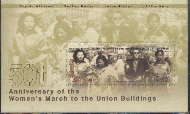SUID-AFRIKA 2006 Womens March to Union Buildings SACC 1764 POSVARS !!! U/M !!!