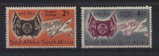 Suid-Afrika 1954 100 JAAR ORANJE VRIJ STAAT complete set of 3 SACC 148-149 Posvars !!! U/M !!!