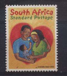 Suid-Afrika 2000 FAMILIE DAG / Family DAY stamp U/M !!! Posvars !!! SACC 1248