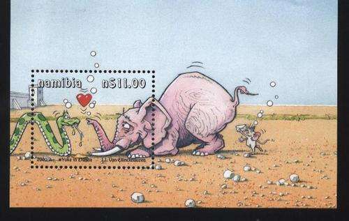 Namibia 2000 YOKA Miniatuurvel / Min.Sheet SACC 346 TV Tekenprent !!! U/M !!! Posvars !!!