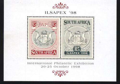 Suid-Afrika 1998 ILSAPEX Min.Sheet / Miniatuurvelletjie SACC 1169 U/M !!! Posvars !!