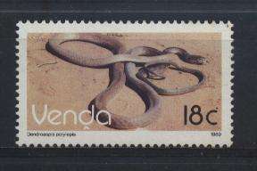 Venda 1989 Snakes - BYKOMENDE WAARDE / ADD. DEFIN stemp SACC 196 U/M !!! Posvars !!!
