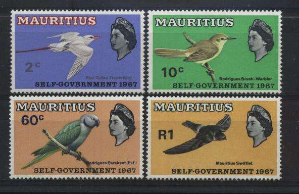 Mauritius 1967 Birds - SELF GOVERMENT SET Complete - SG 345-348 U/M !!! Posvars !!!