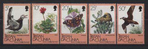 Tristan da Cunha 1986 FLORA AND / EN FAUNA !!! COMPLETE - SG 417-421 U/M !!! Posvars !!!