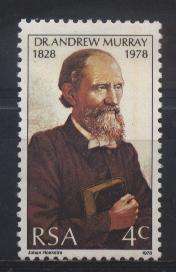 Suid-Afrika 1978 Dr. A. MURRAY Stamp issue SACC 444 U/M !!! Posvars !!!