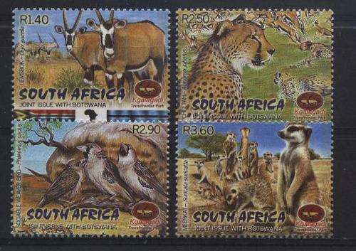 Suid-Afrika 2001 Animals - KALAHARI-GEMSBOK PARK stel SACC 1373-1376 U/M !!! Posvars !!!
