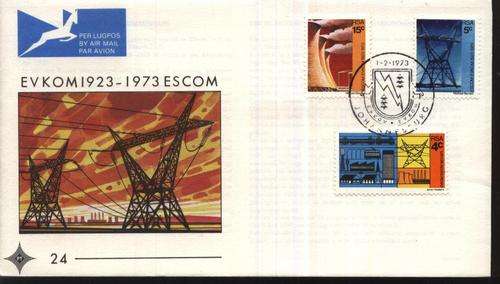 Suid-Afrika 1973 - 50 Year / Jaar EVKOM - FDC No. 24 - Eerste dag Koevert !!!