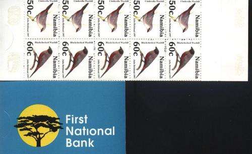 Namibie 1997 - Birds - BOOKLET no. 3 / Seelboekie !!! UNUSED !!! Perfect condition !!!