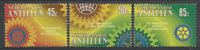Nederland (Antillen) 1980 - ROTARY stel / set (Complete) !!! Perfect U/M !!! Posvars !!!