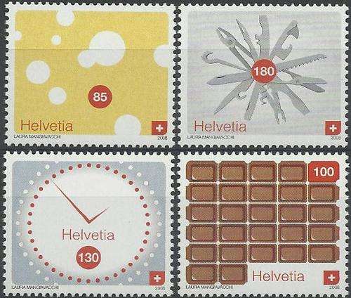Switserland / Switzerland 2008 - Trough the eyes of Art set (4) Complete ! Perfect U/M ! Posvars !