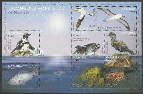 Namibia / Namibie 2011 - ONDERWATER / MARINE LIFE Min.Sheet - Perfect U/M - Posvars - MNH ! Fauna !