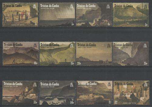 Tristan da Cunha 1988 - Paintings of the Island (Defin set) - Perfect U/M (12) - Posvars - Art !