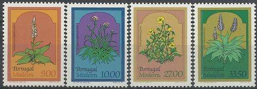 Madeira (Portugees) 1982 - BLOMME stel / FLOWERS set (4) - PLANTS - Perfect U/M - Posvars - Flora.