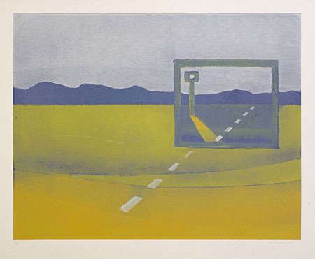Herman van Nazareth (SA 1936-) Silkscreen (53 x 64cm)