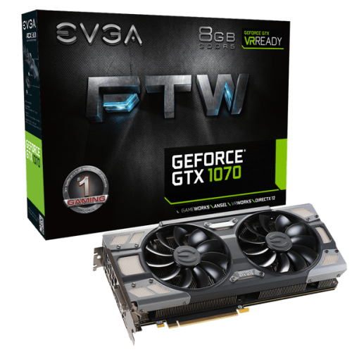 3 x EVGA SC2 FTW GTX 1070 8GB Special! In Retail Packaging!