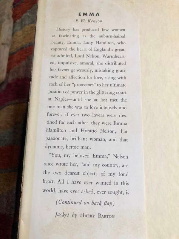 Emma by FW Kenyon - 1955 Hardcover with dust jacket
