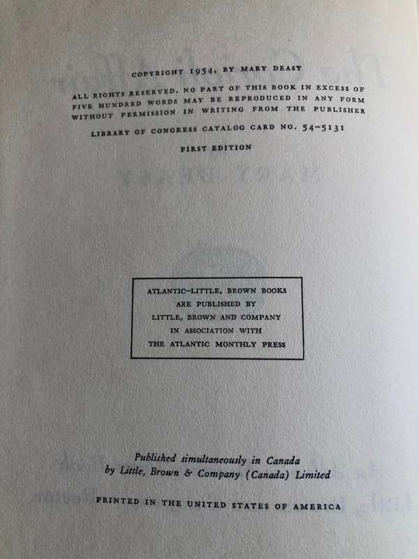 The Caprioli Affair by Mary Deasy - First Edition 1954 Hardcover with dust jacket