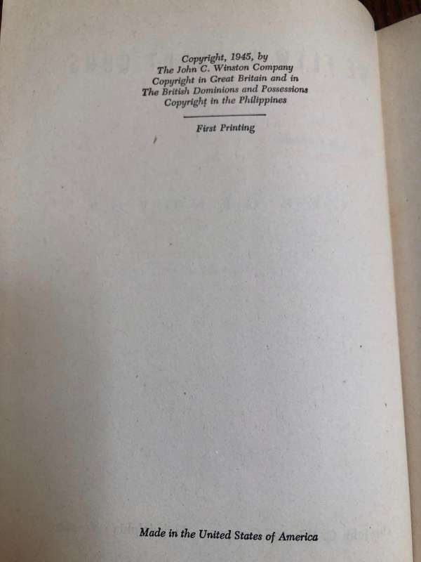 We Flew Without Guns by Flight Capt.  J. Gen Genovese 1945 First Printing