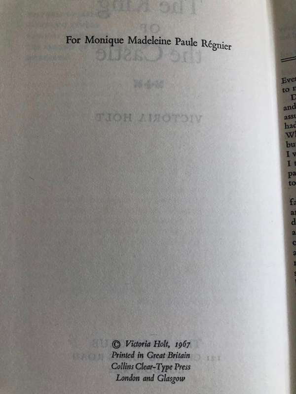 The King of the Castle by Victoria Holt - 1967 Hardcover