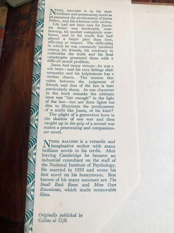 The Fall of the Sparrow by Nigel Balchin - Hardcover 1957