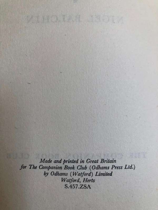 The Fall of the Sparrow by Nigel Balchin - Hardcover 1957