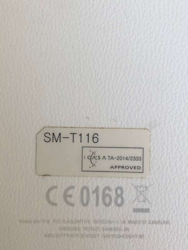 Samsung Galaxy Tab 3 Lite SM-T116 with camera & 8GB