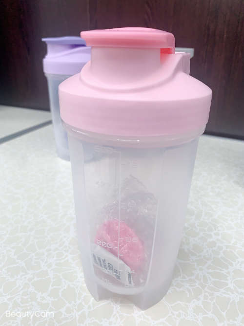 Smart Shake Gym Protein Shaker Mixer Cup with Stainless Whisk Ball