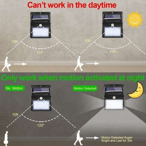 LED solar lamp outdoor solar lamp with PIR motion sensor solar