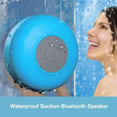 Good Quality Waterproof Wireless Bluetooth Hands-free Mic Suction Speaker for Bathroom Shower
