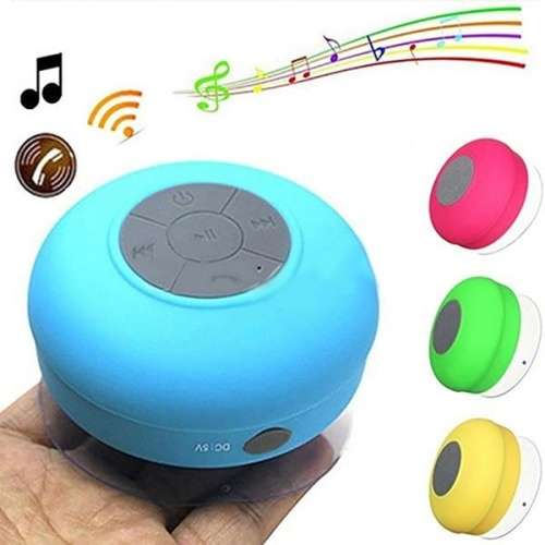 Good Quality Waterproof Wireless Bluetooth Hands-free Mic Suction Speaker for Bathroom Shower