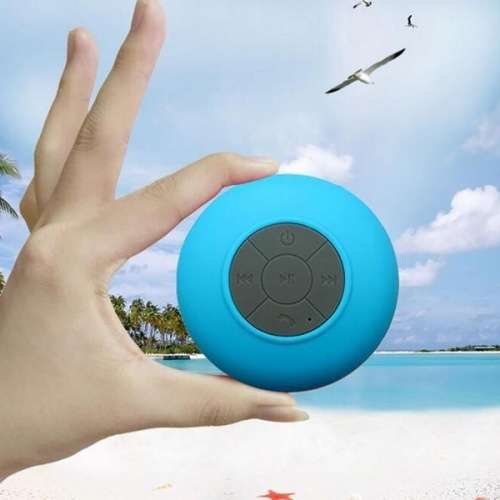 Good Quality Waterproof Wireless Bluetooth Hands-free Mic Suction Speaker for Bathroom Shower