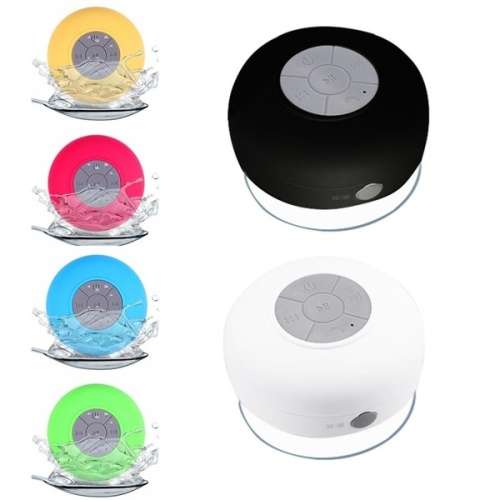 Good Quality Waterproof Wireless Bluetooth Hands-free Mic Suction Speaker for Bathroom Shower