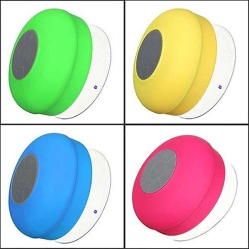 Good Quality Waterproof Wireless Bluetooth Hands-free Mic Suction Speaker for Bathroom Shower