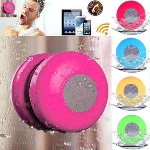 Good Quality Waterproof Wireless Bluetooth Hands-free Mic Suction Speaker for Bathroom Shower