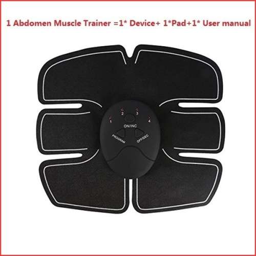 6Pcs/Set Smart Electrical Body Shape HomeTrainer ABS Abdomen Muscle StimulatorTraining Belt Massager