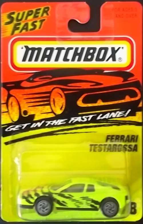 MATCHBOX #78 FERRARI TESTAROSSA ! MINT + Never Opened ! EXCELLENT !