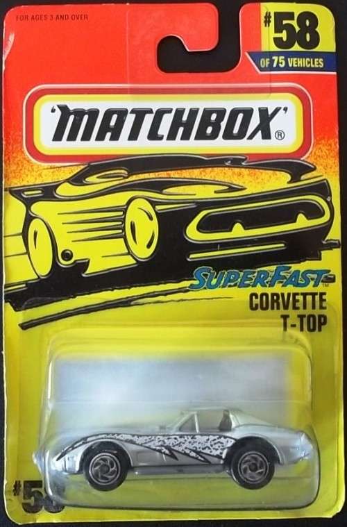 MATCHBOX #58 CORVETTE T-TOP ! MINT + Never Opened ! EXCELLENT !