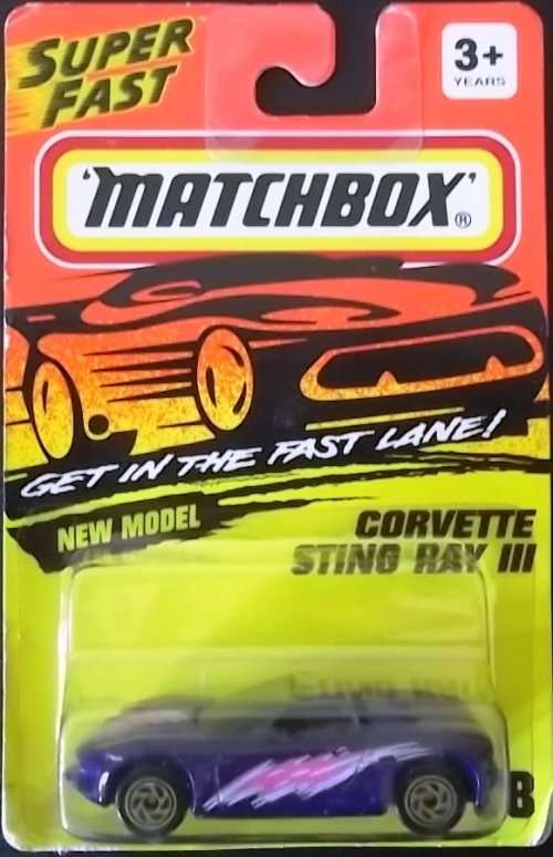 MATCHBOX #38 CORVETTE STINGRAY III ! MINT + Never Opened ! EXCELLENT !