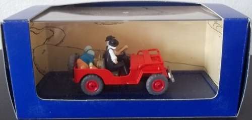TINTIN 1943 WILLY'S JEEP !! #7 of 70 !! AU PAYS DE L'OR NOIR ! RARE !! MINT + Original Box !! HERGE